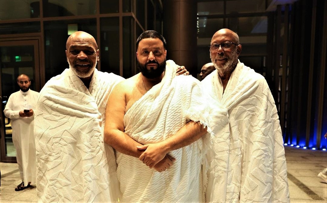 Mike Tyson DJ Khaled Spotted Performing Umrah In Makkah 26490