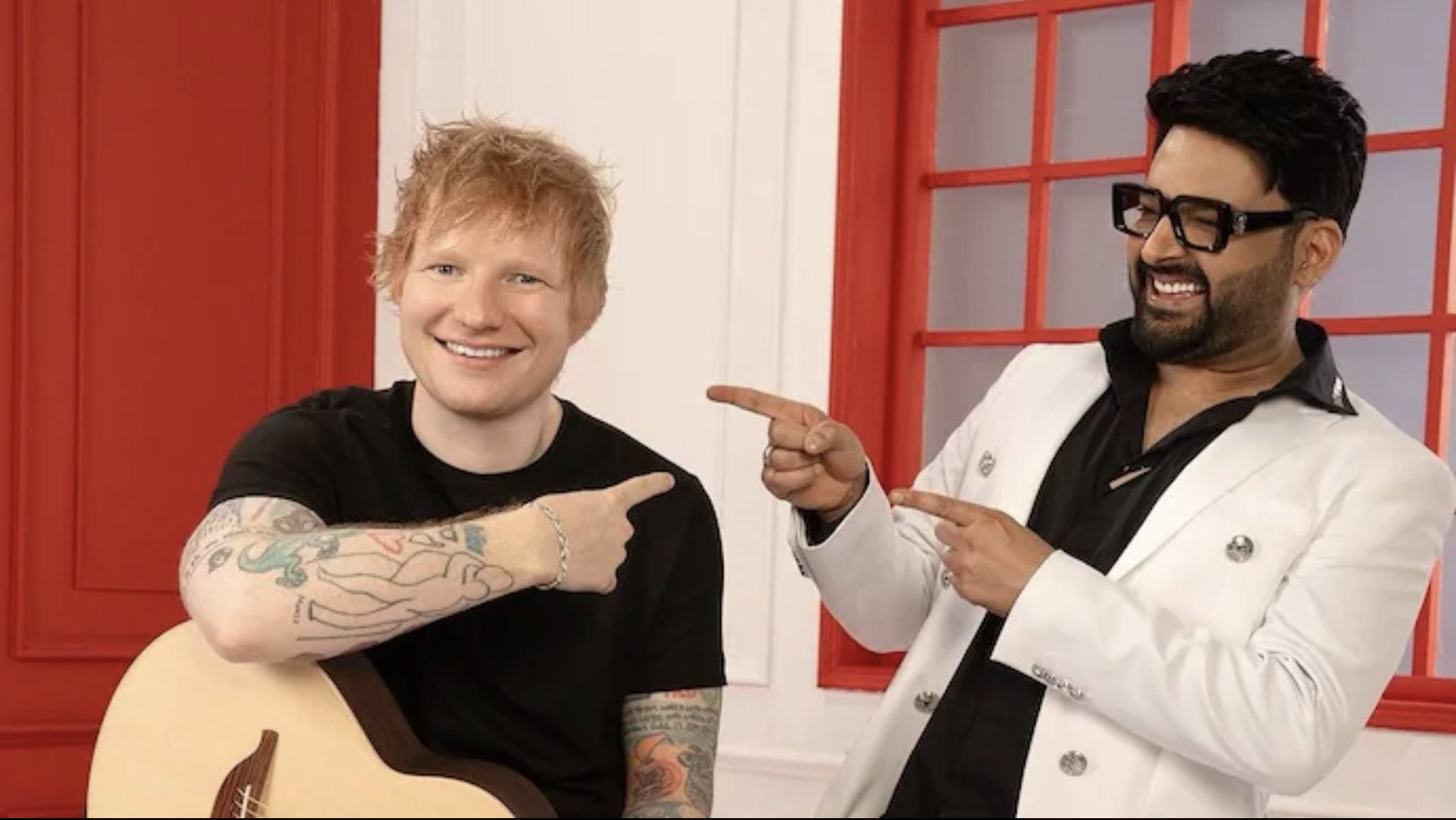 Ed Sheeran Sings In Punjabi Talks Meeting Shah Rukh Khan On Kapil Sharmas Show 50540